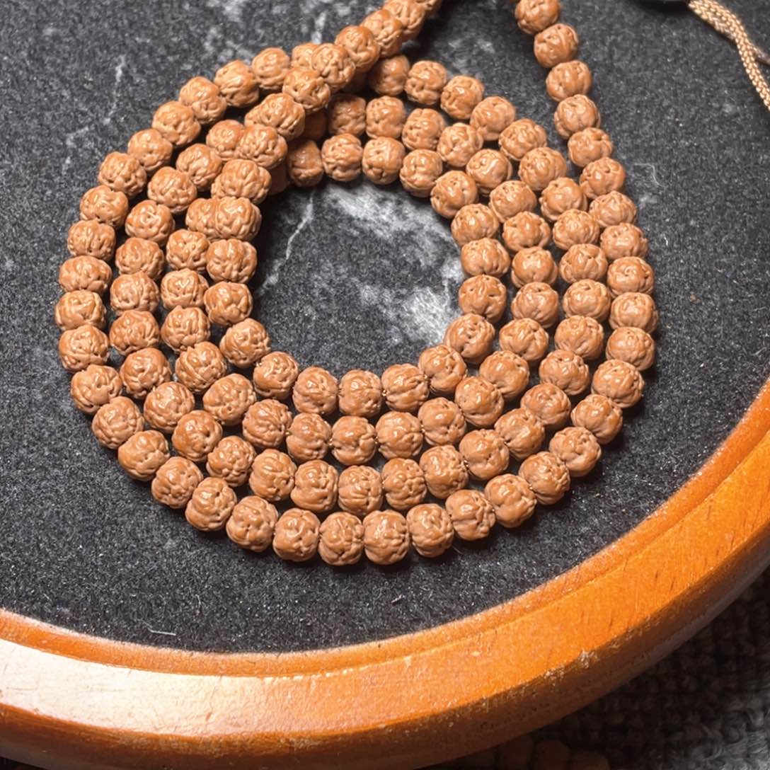 金刚菩提手串蓝****3定制收藏级佛手尺寸6.3