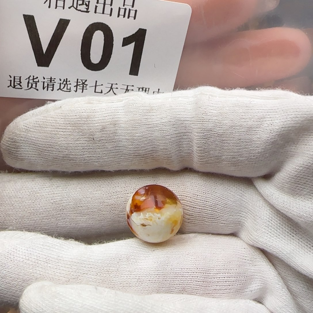 琥珀裸石未镶嵌脏*嘻琥珀蜜蜡
