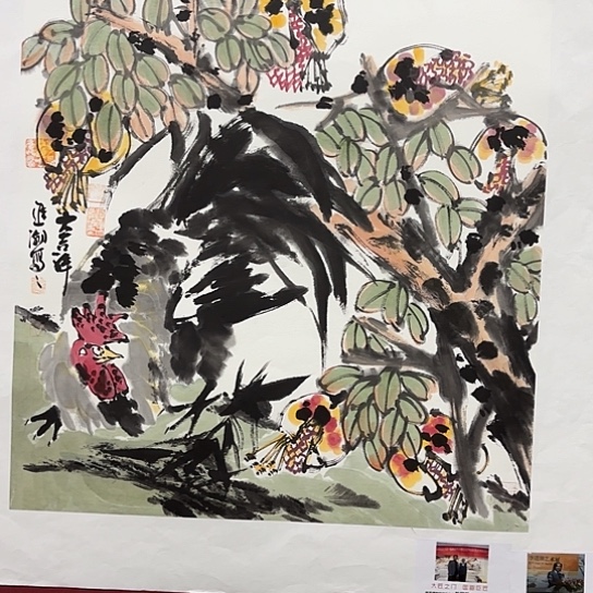 国画我们都是好孩子呀我会努力