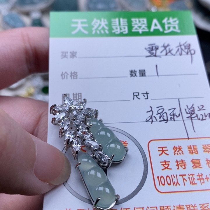 翡翠颈饰未镶嵌翡翠