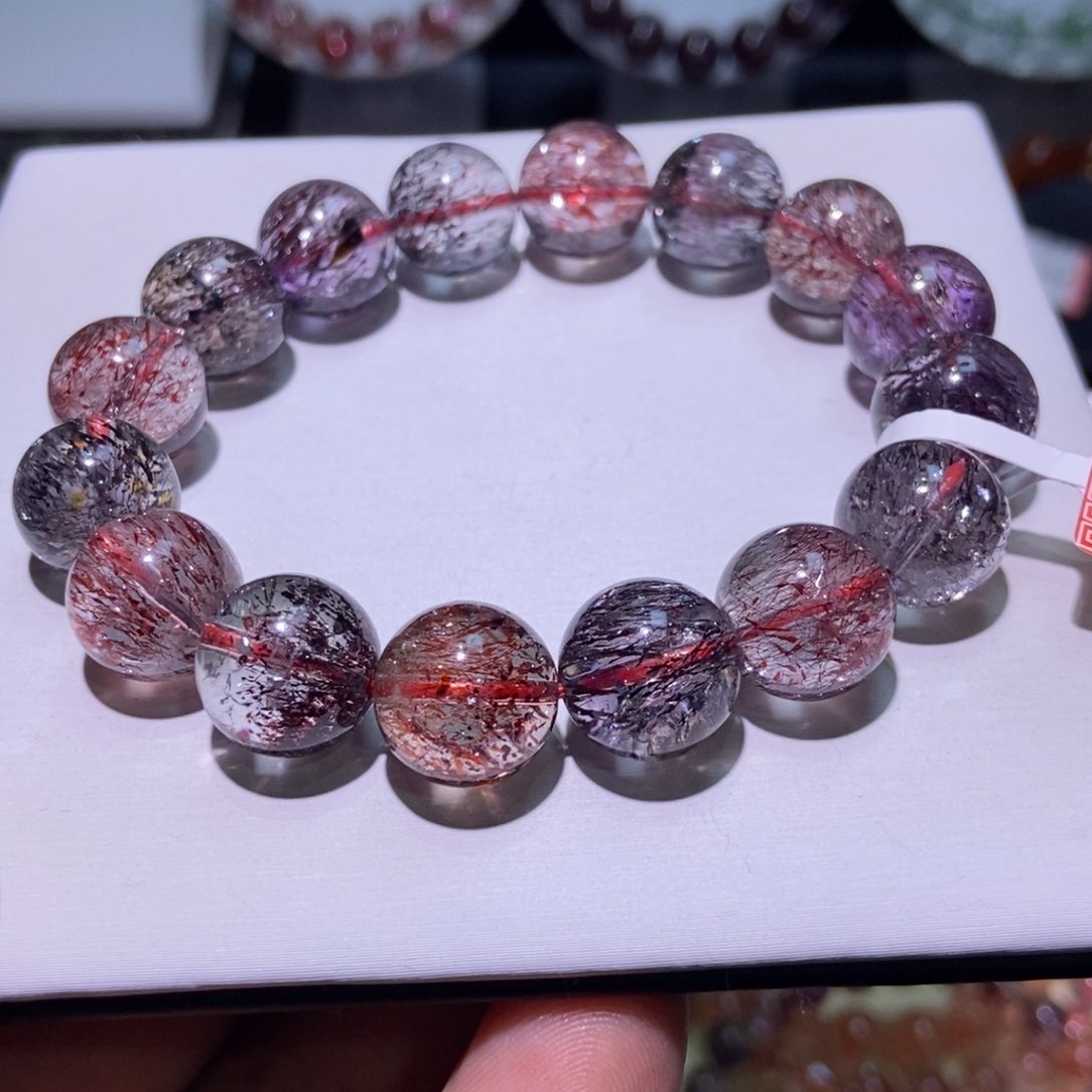 水晶手串未镶嵌彼岸花12.8