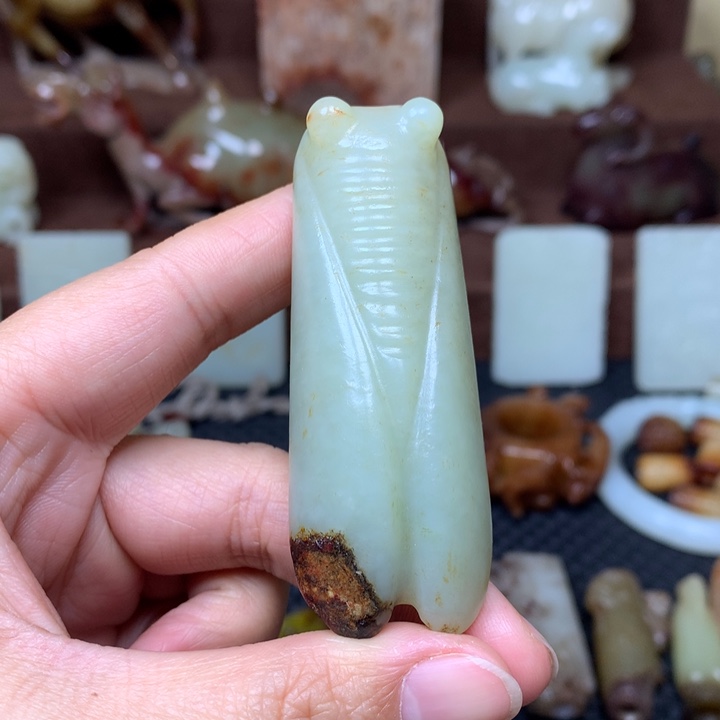 和田玉把件未镶嵌滨***抓