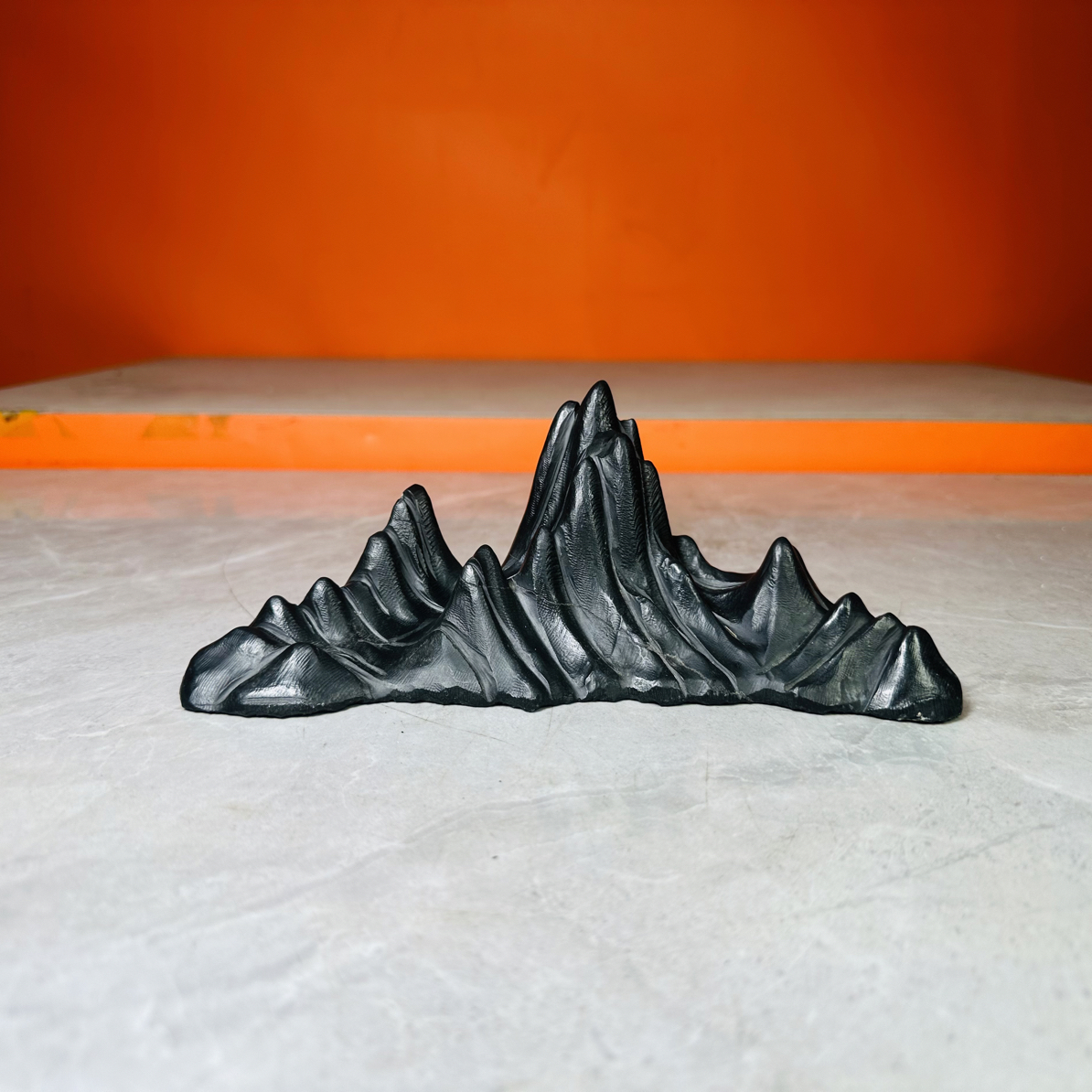 天然中式灵璧石山峰造型鱼缸造型家居观赏摆件尺寸24 7 8