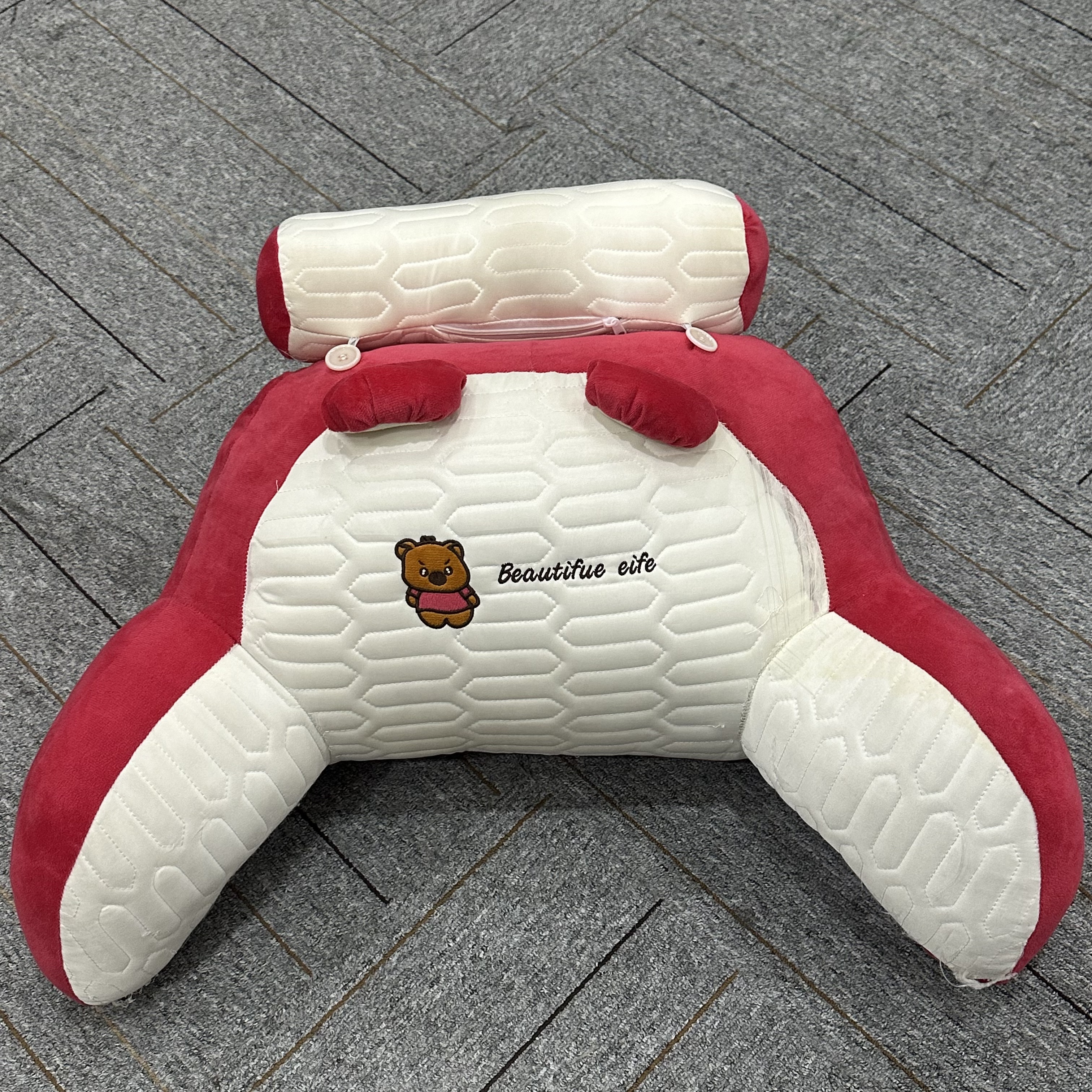 乳胶软包床头靠垫大靠背护腰靠枕四季通用可拆洗