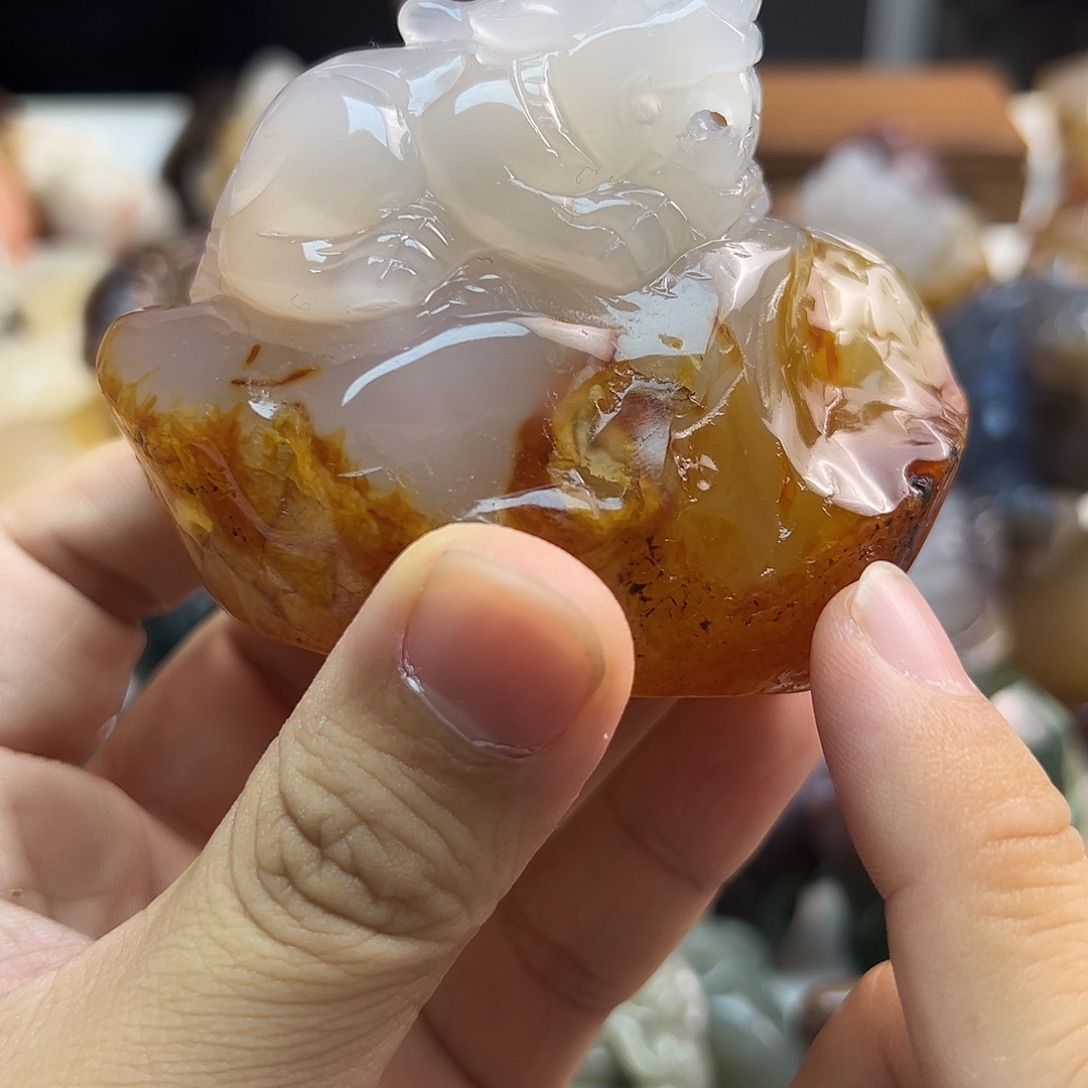 玛瑙/玉髓未镶嵌颈饰