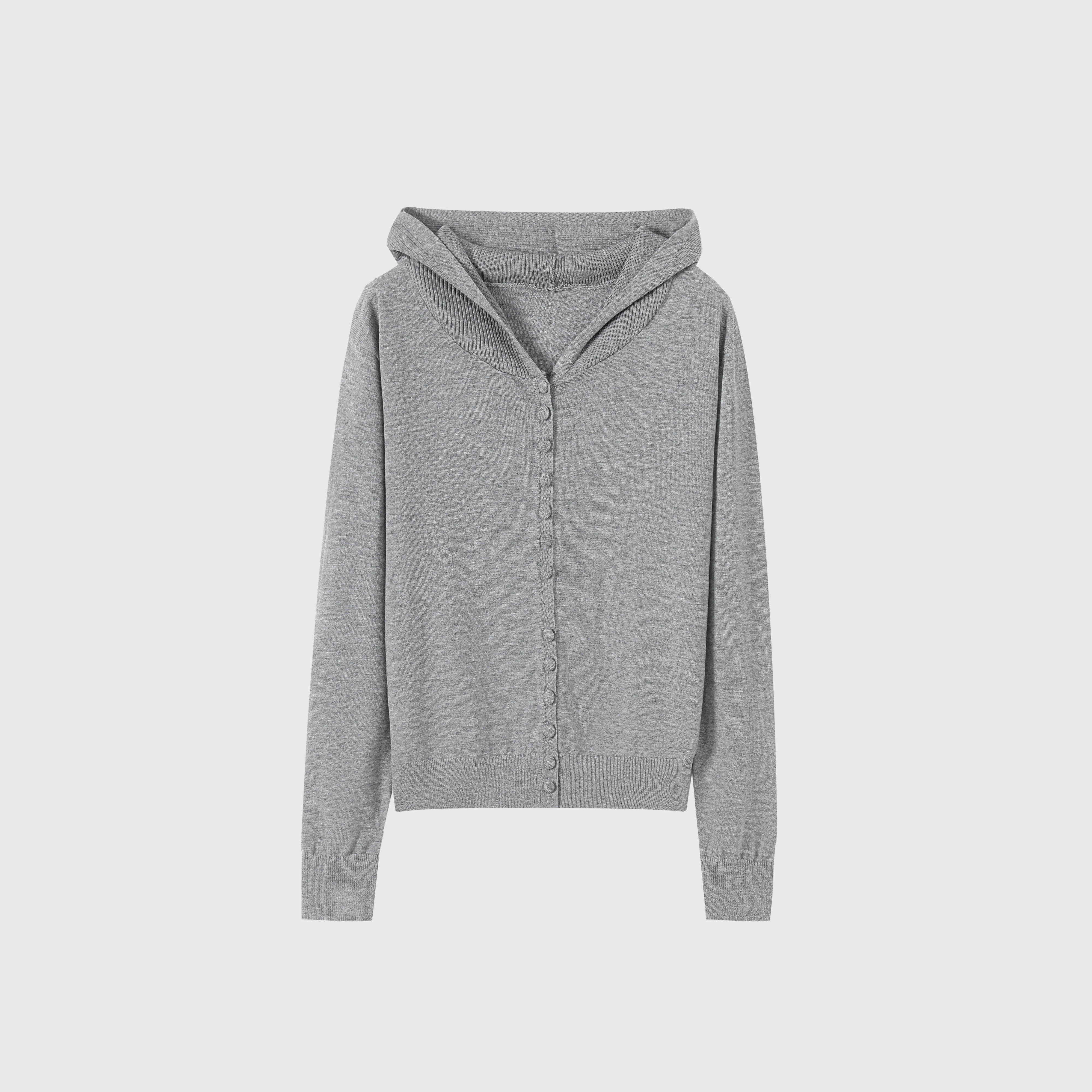 2025春节时尚爆款连帽针织开衫