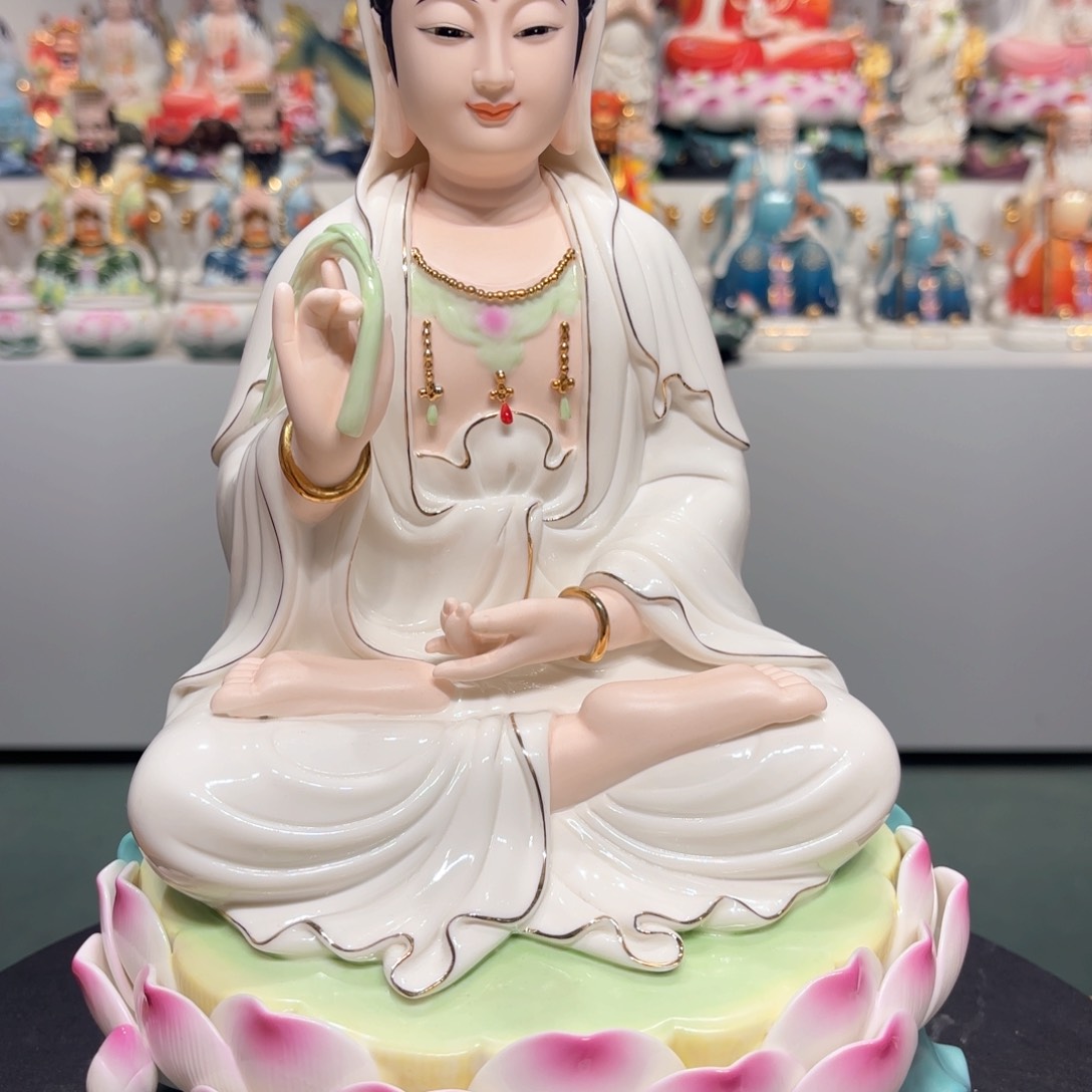 【闪购商品】摆件瓷摆件观音14吋