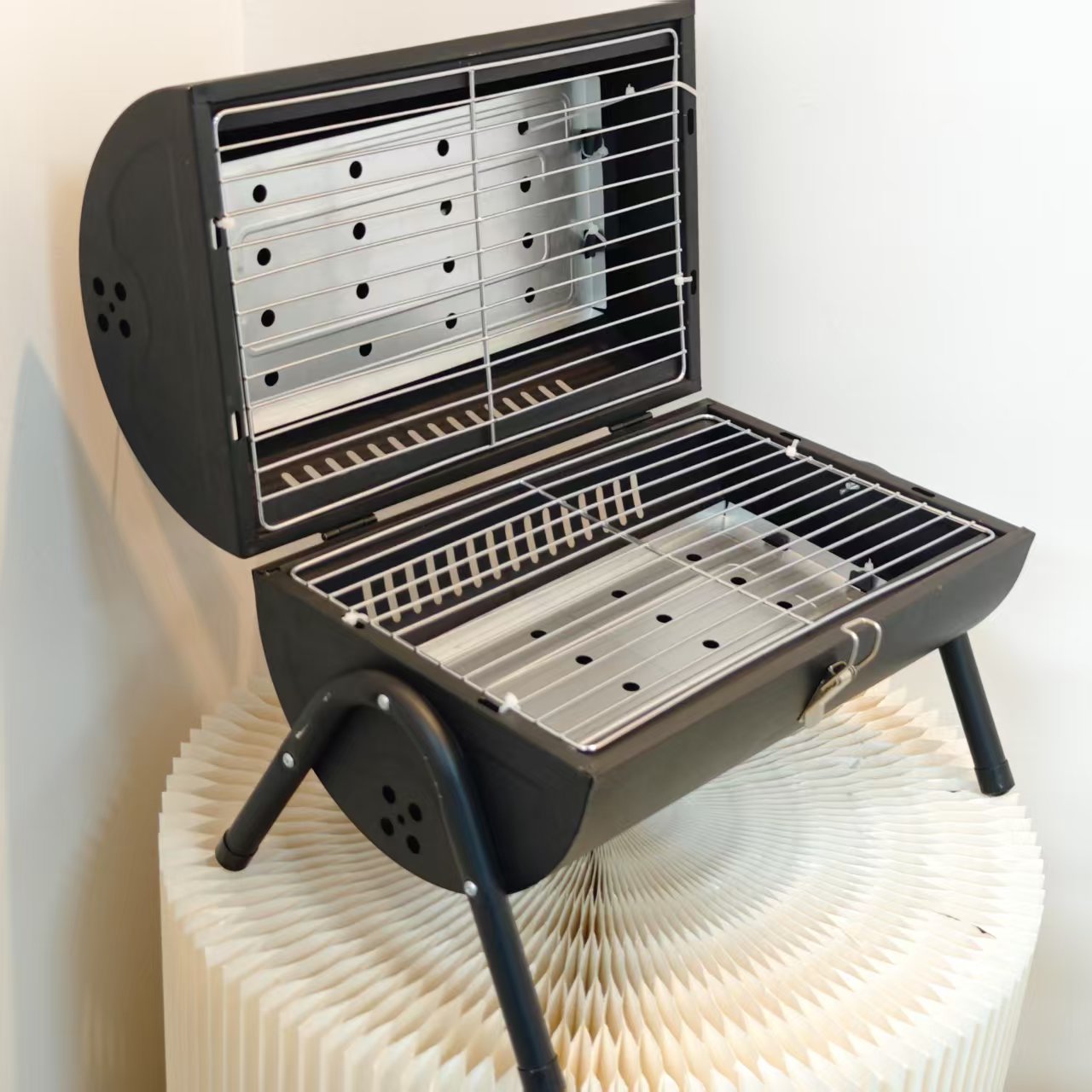 烧烤炉户外木炭烤肉煮茶手提围炉架 GC