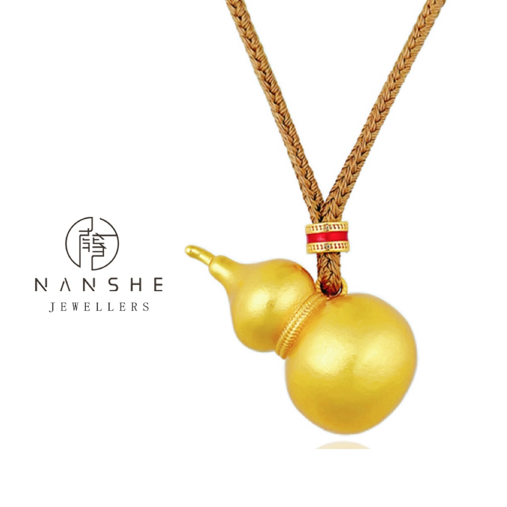 NANSHE/南奢 重工款立体葫芦项链