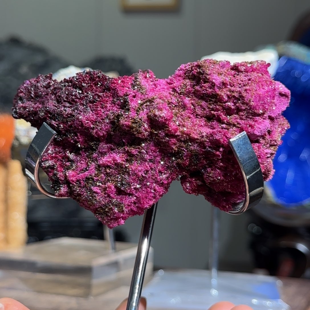 紫砂矿物晶体摆件