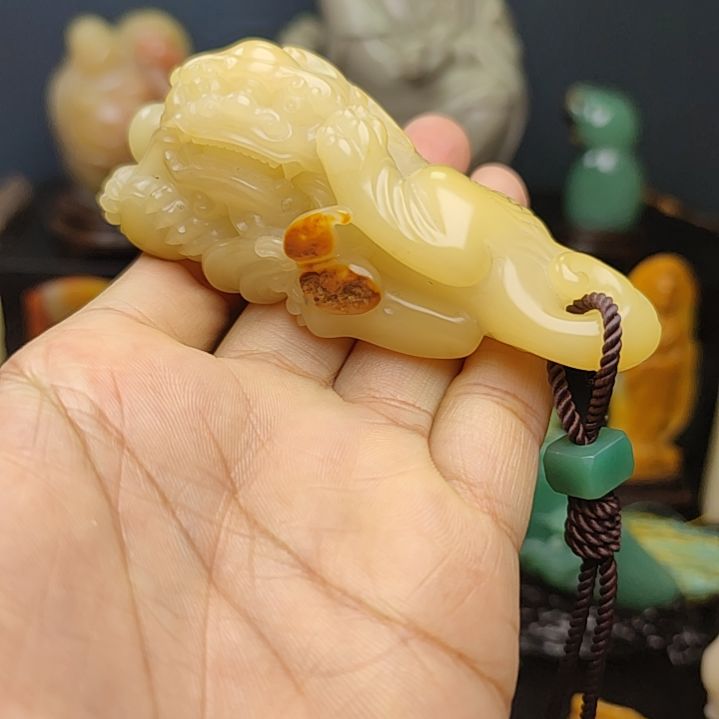 印石寿山石手把件手把件