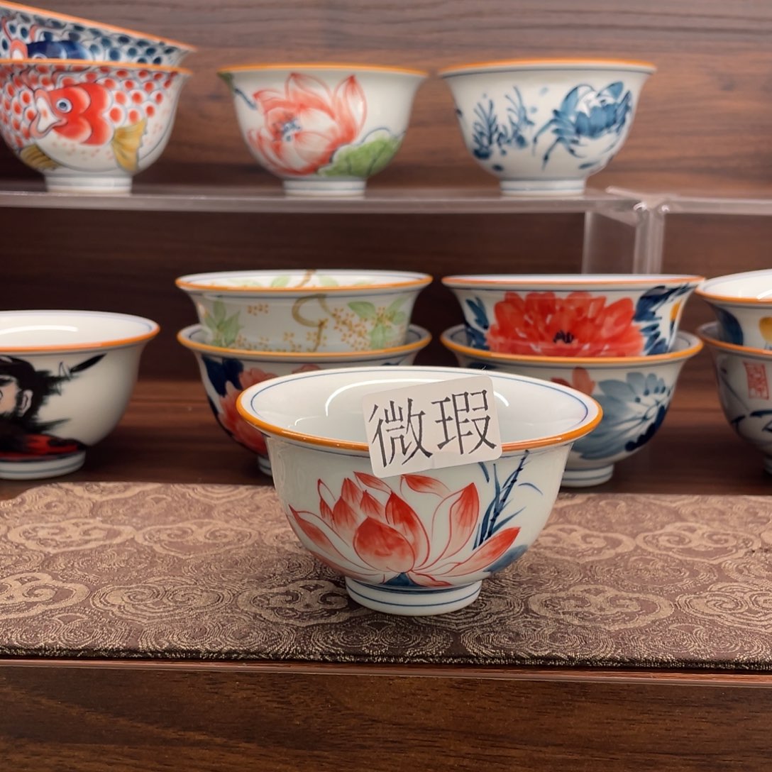 微瑕釉下彩纯手绘