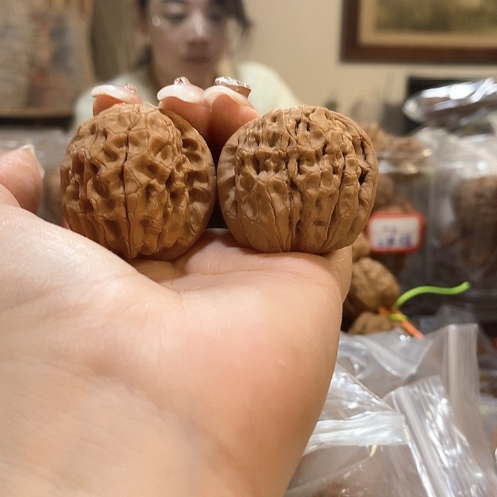 文玩核桃吊坠37甲骨文有修