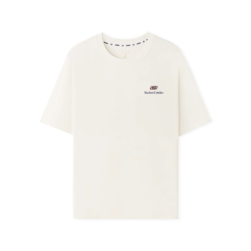 SKECHERS/斯凯奇欧若风男女同款针织凉感短袖舒适T恤L225U117