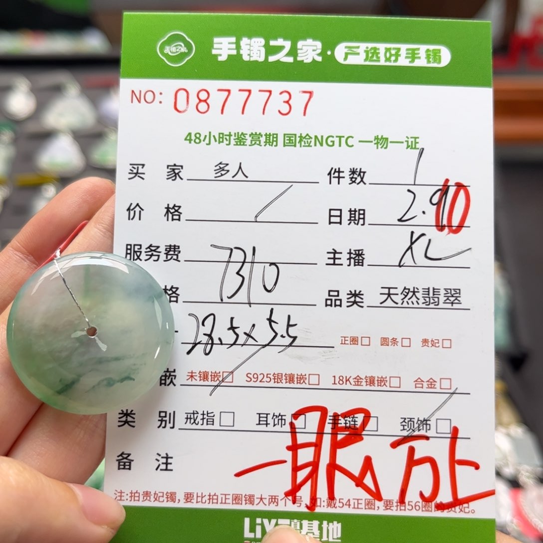 【闪购商品】翡翠颈饰未镶嵌多人