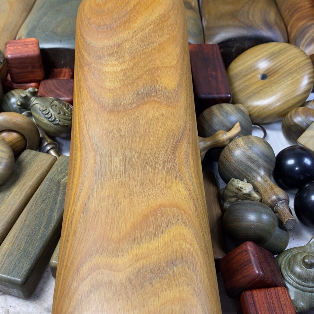 陶瓷绿檀木制工艺品280