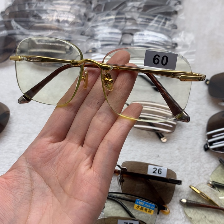 帝王绿竹叶青眼镜70