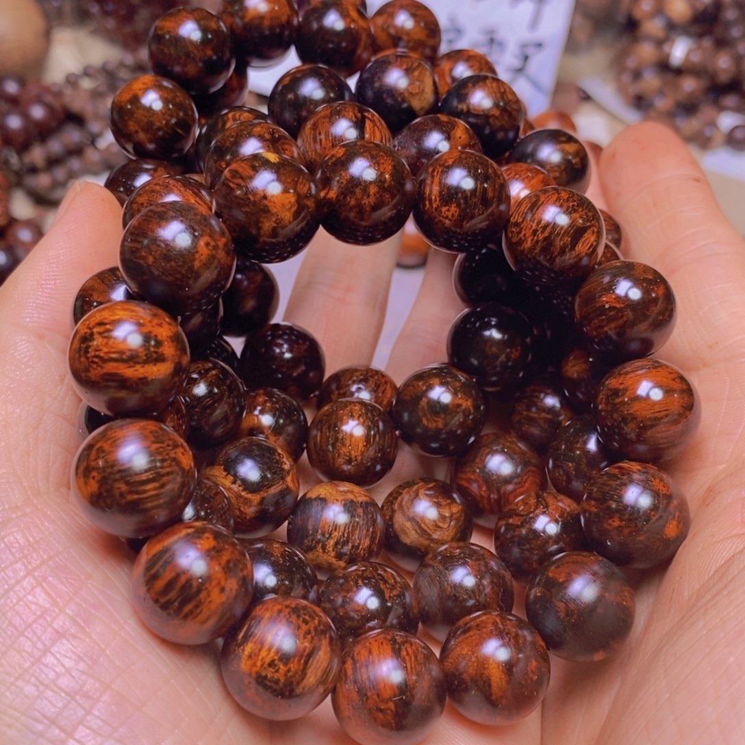 降真香手串/手链海南红降1.5黑油福利