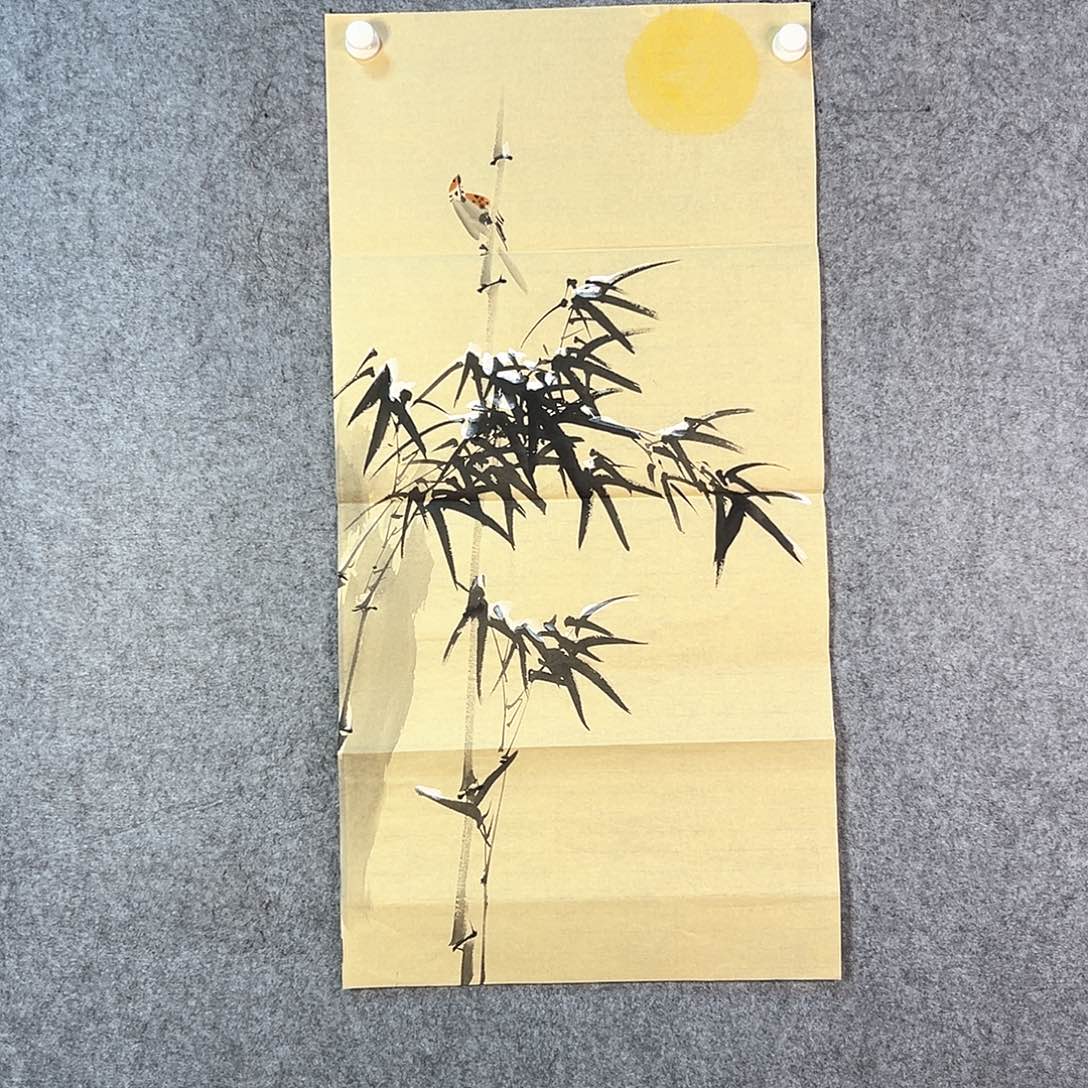 国画116 牡丹花盛开时就像花儿
