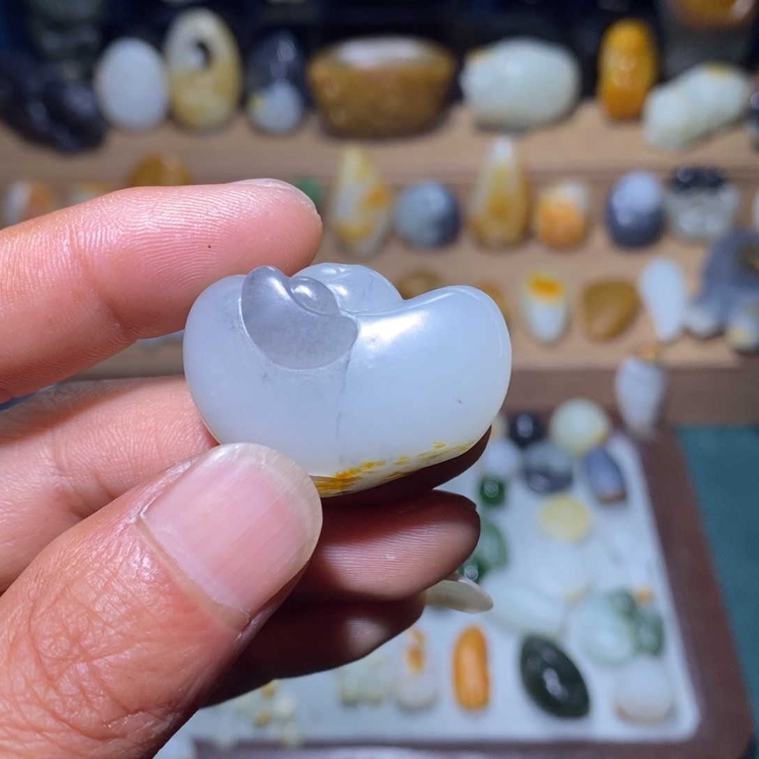 和田玉吊坠(不含链)未镶嵌