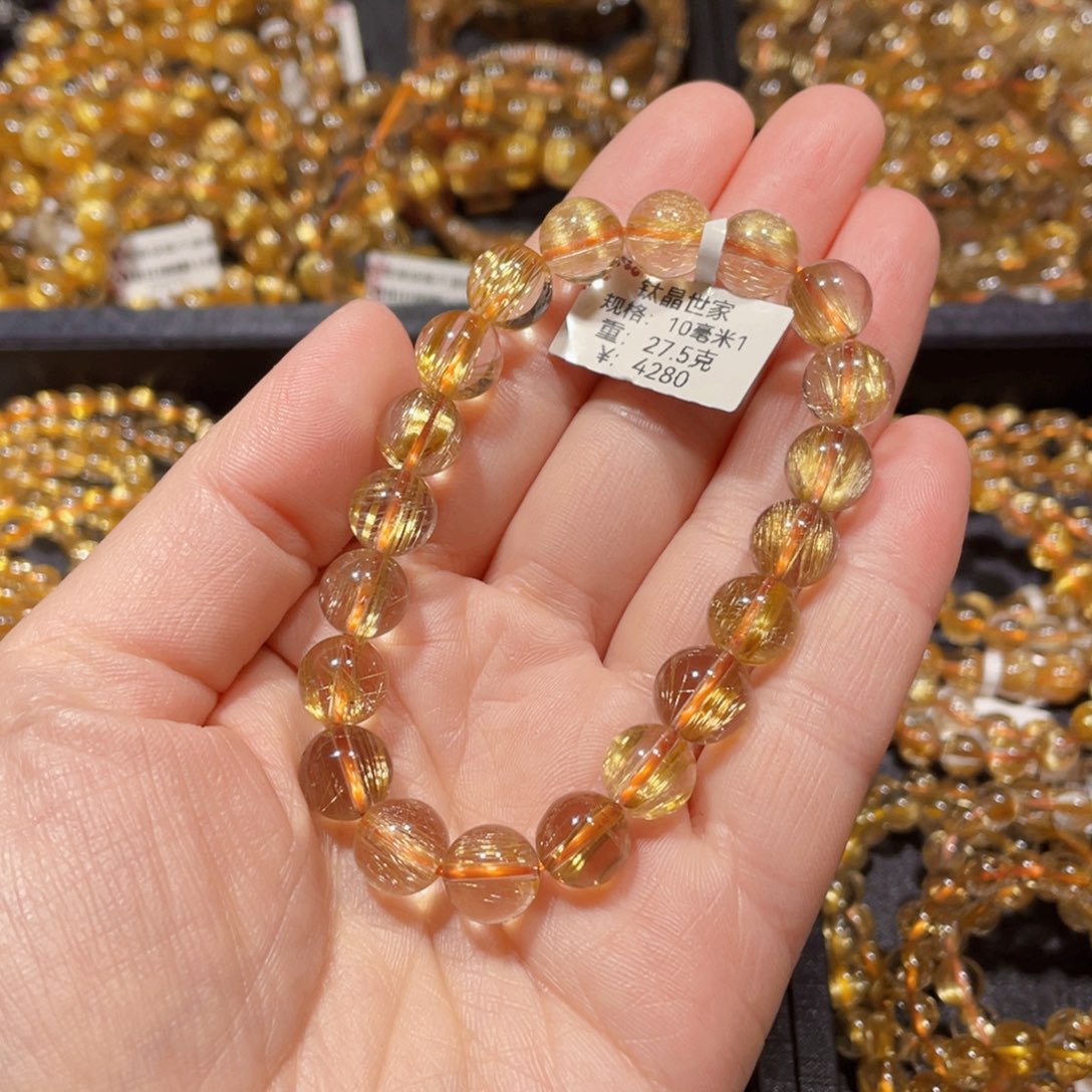 水晶手链未镶嵌H*p天然水晶手链