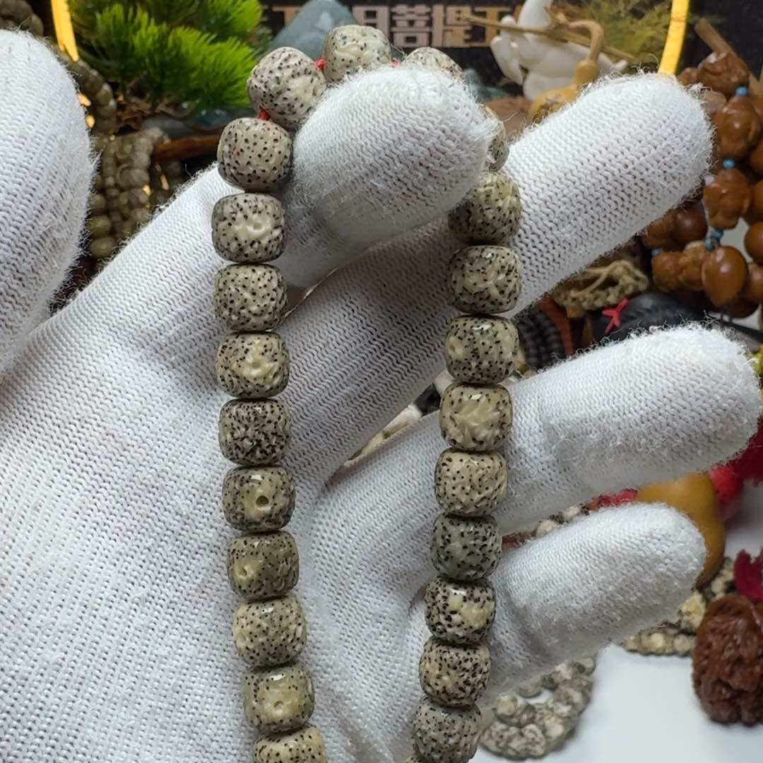 星月菩提手串6号车尺寸10.9龙须手持