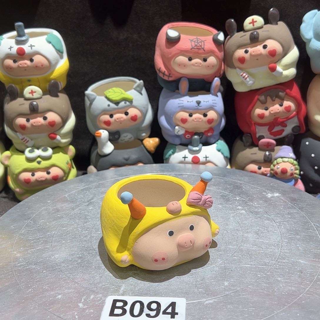 陶瓷手工多肉花盆微瑕