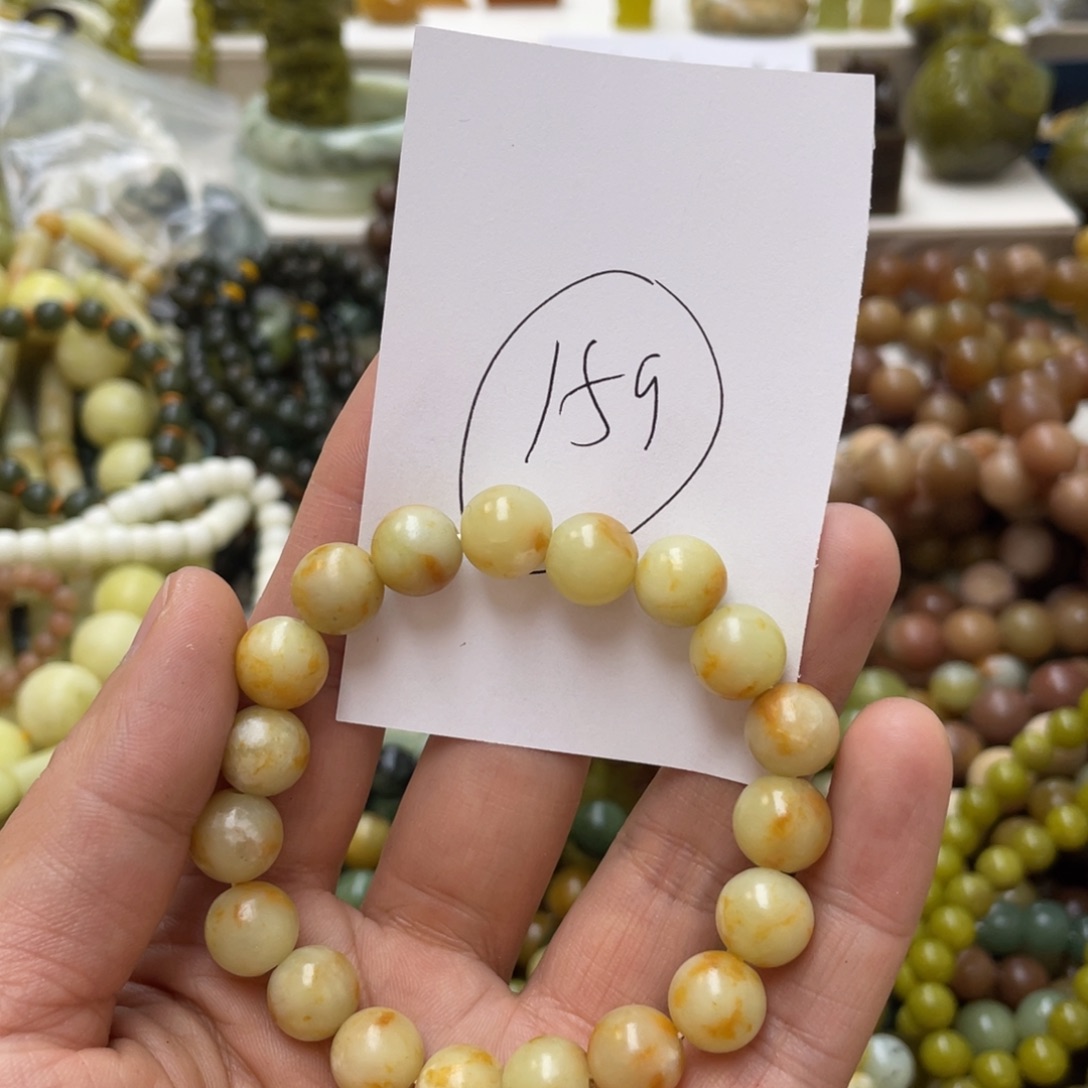 蛇纹石玉手链未镶嵌