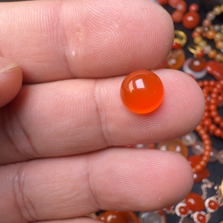 南红玛瑙未镶嵌戒指