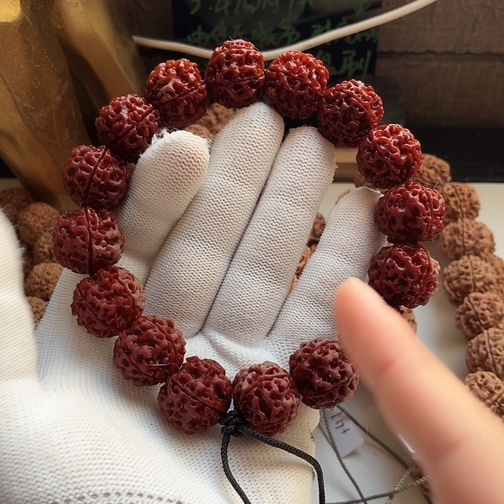 多***间手串金刚菩提玉石梅花20