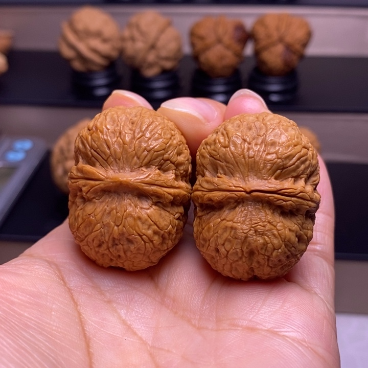 把件文玩核桃花生元宝47