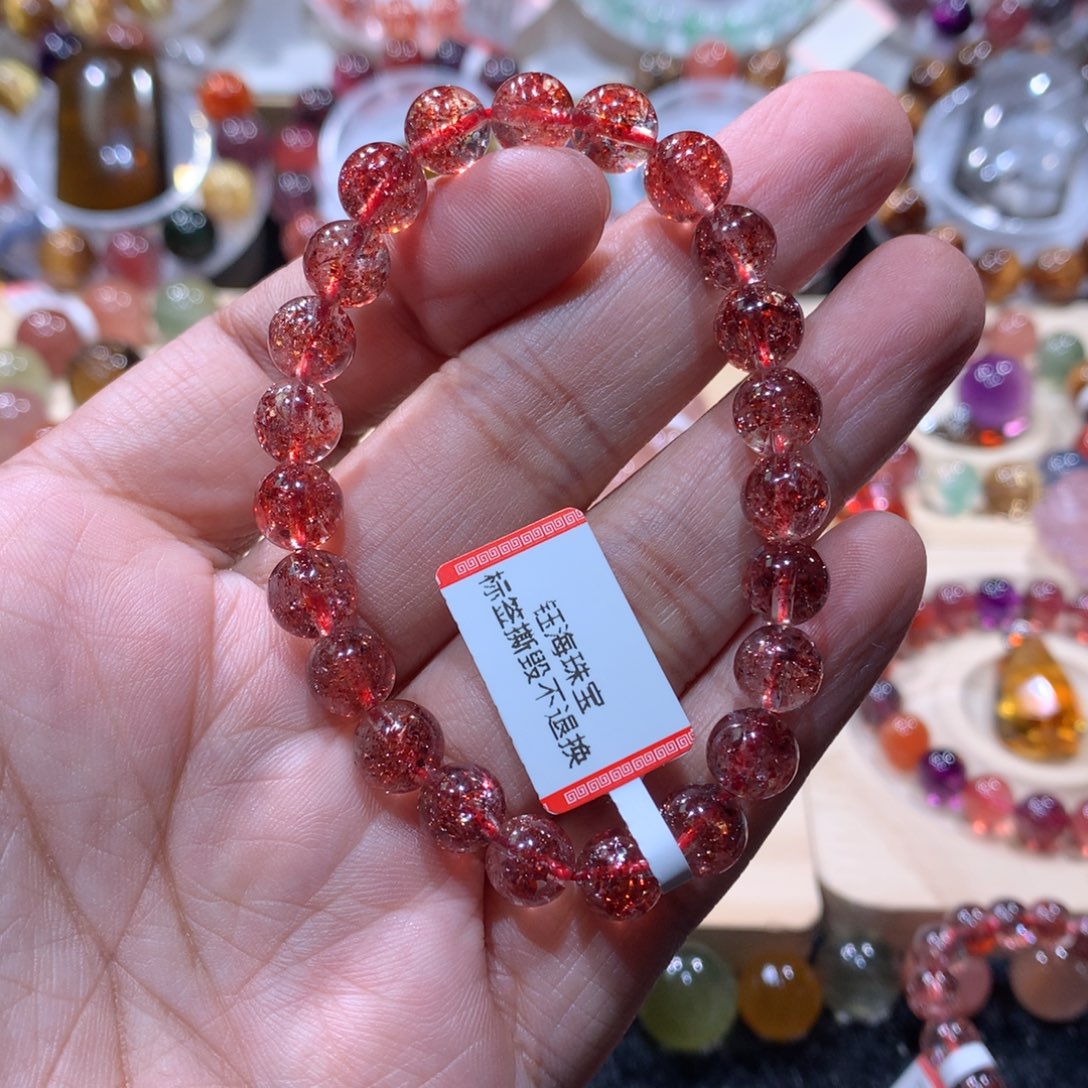 手链未镶嵌水晶金草莓晶手链8