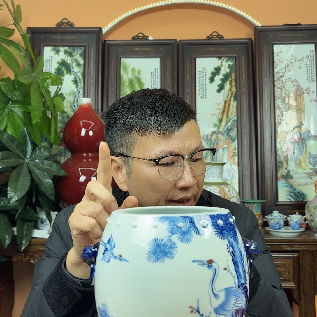摆件陶景德镇陶瓷手工制作