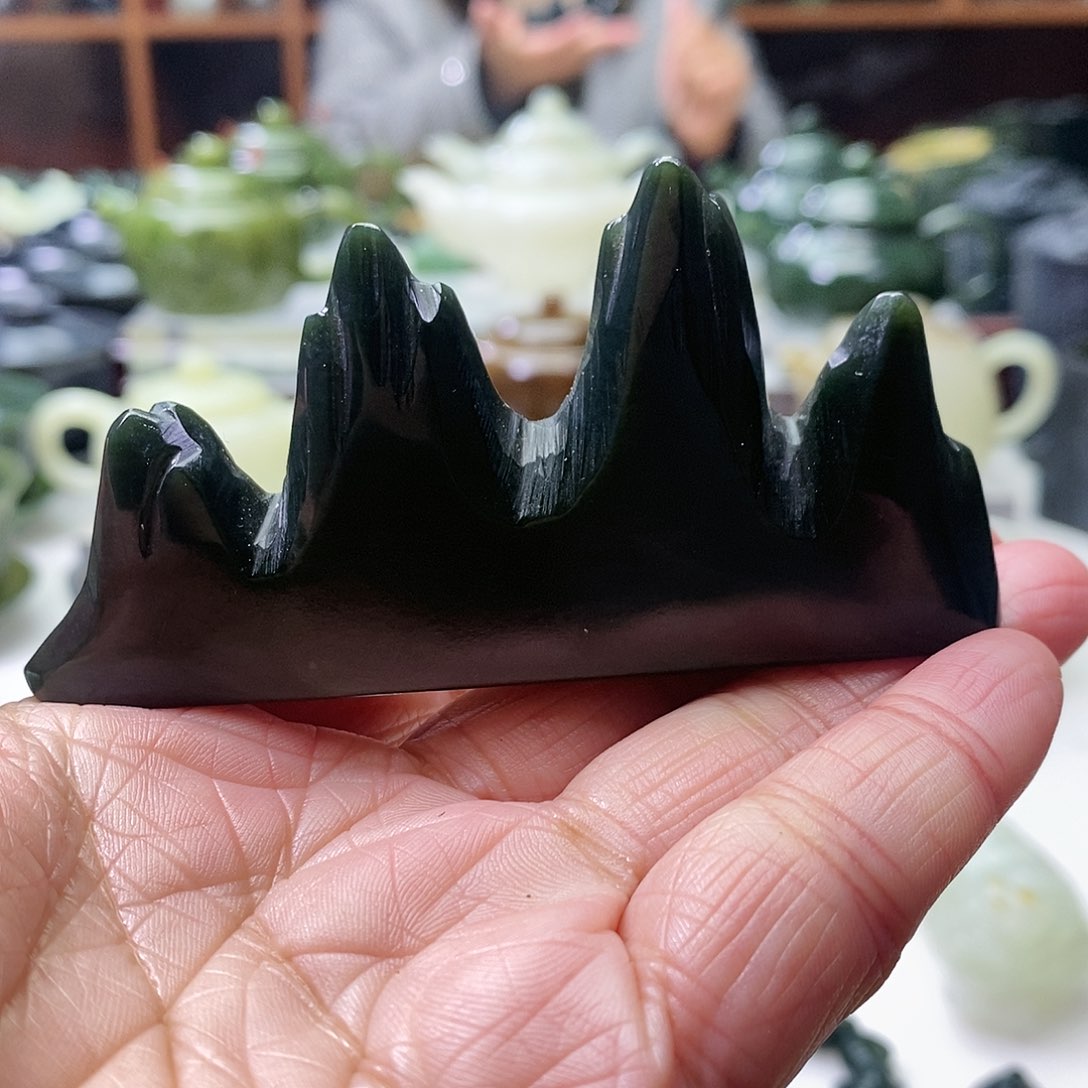 和田玉笔山未镶嵌