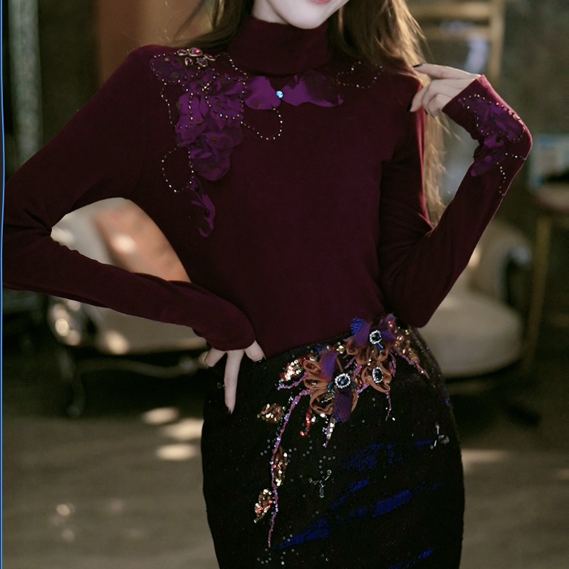 SEJI/瑟纪【葡萄酒晚宴】重工气质上衣