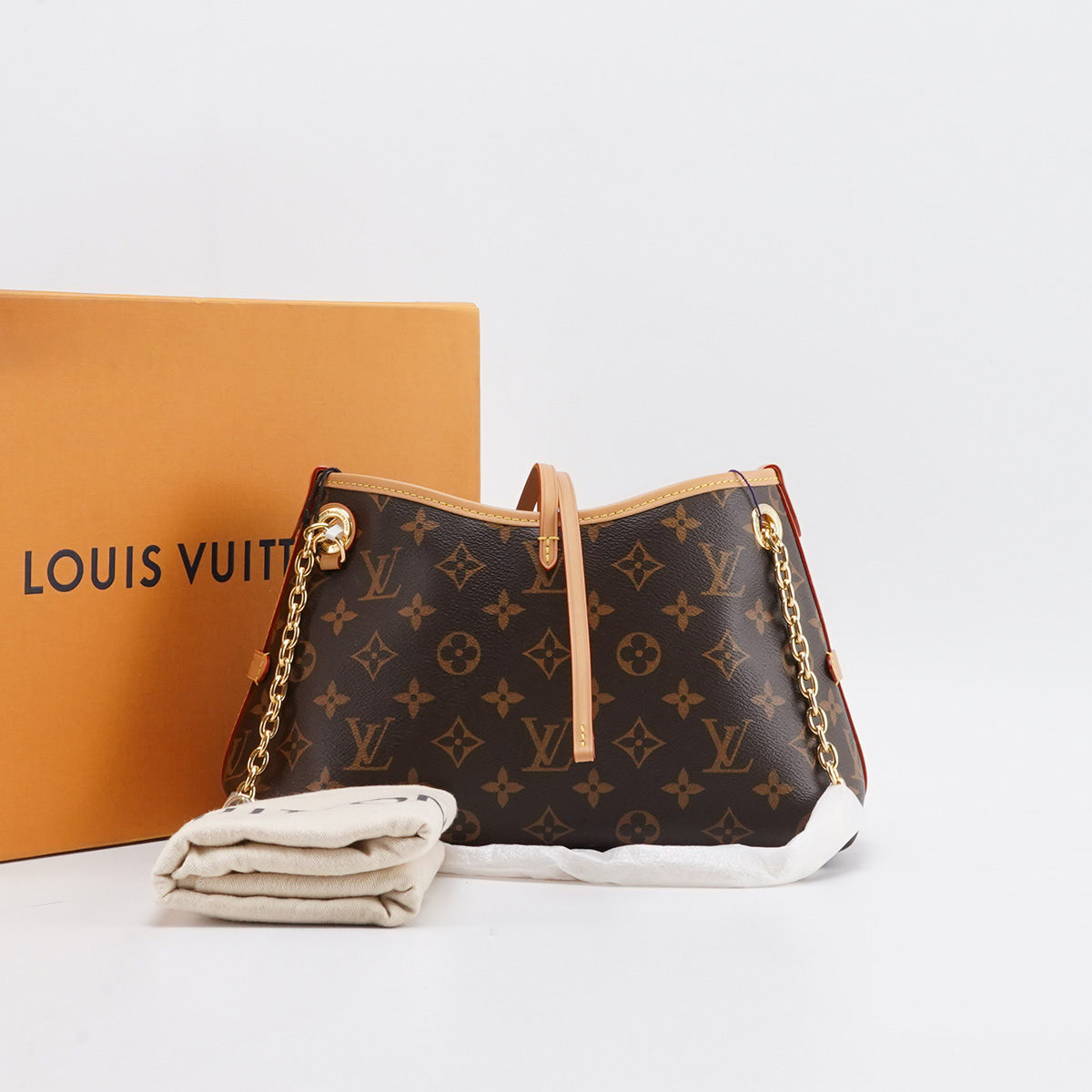 99新 LouisVuitton/路易威登 【诗诗】carryall BB单肩包
