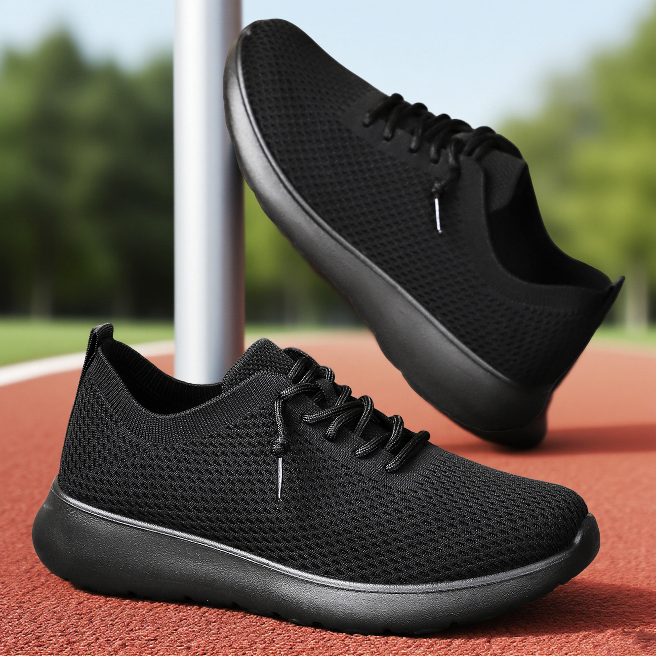 2025女鞋休闲单鞋软底运动轻跑减震防滑网面透气低帮工作鞋上班鞋