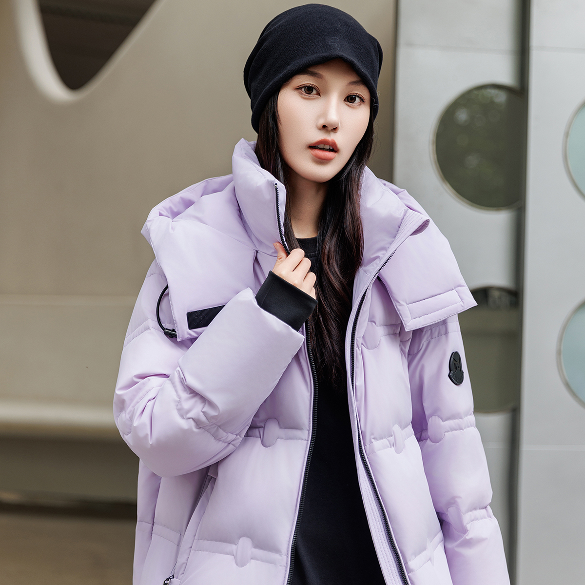 2025新款90绒休闲韩版女款羽绒服E096-ZY