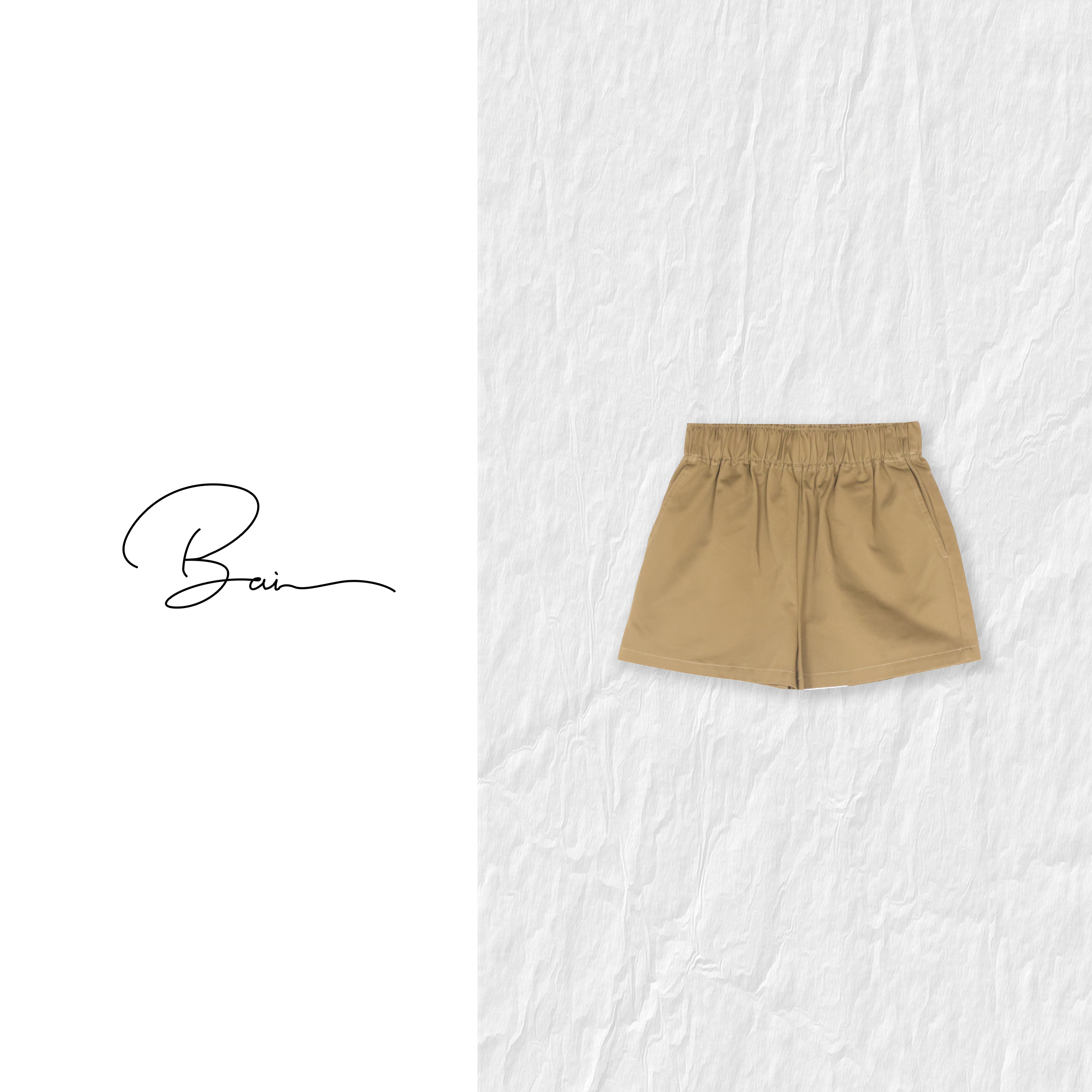 TXB 夏款棉质舒适时尚百搭高腰短裤S-529