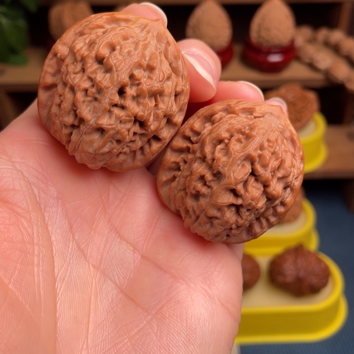 文玩核桃把件莲花38