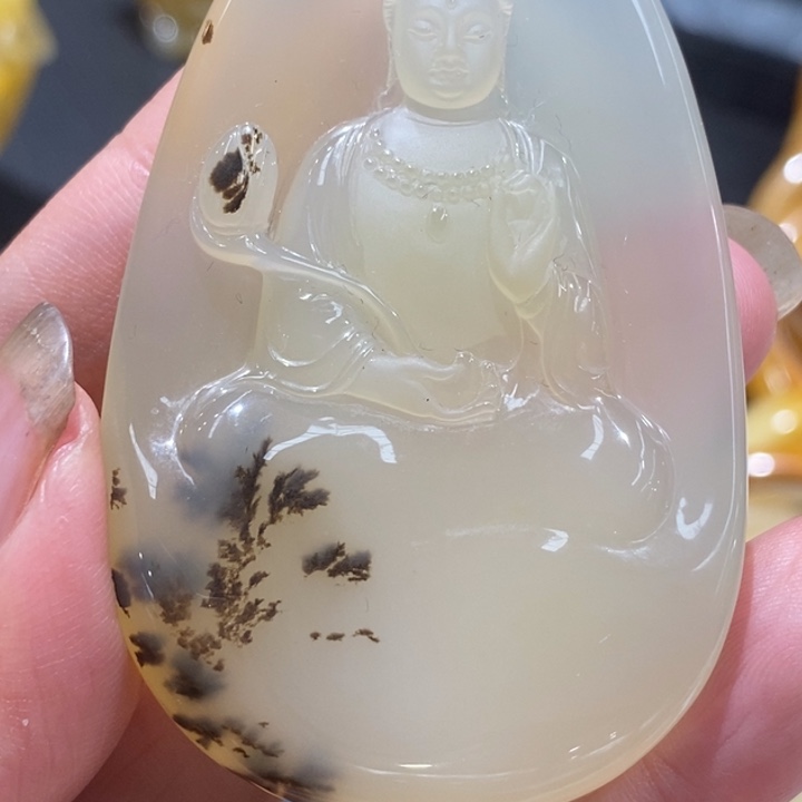 石英质玉（黄龙玉）未镶嵌黄龙玉