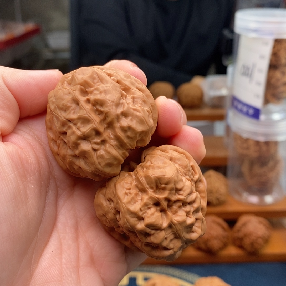 文玩核桃把件41三角蛙