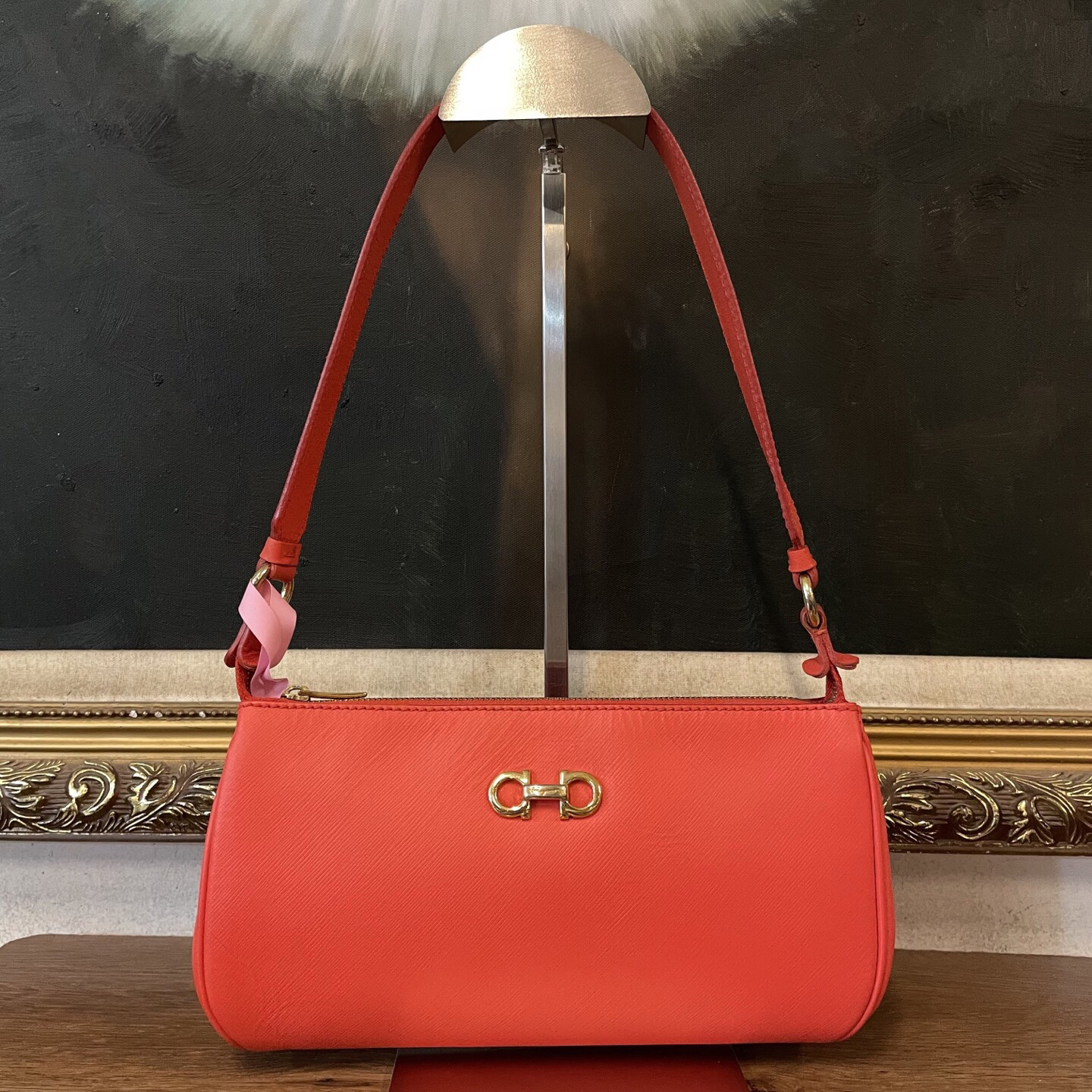 95新 FERRAGAMO/菲拉格慕 菲拉格慕手提包/007783/尺寸18*12