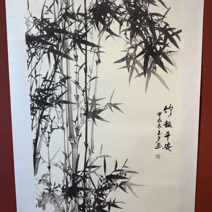 国画听兰老师花鸟