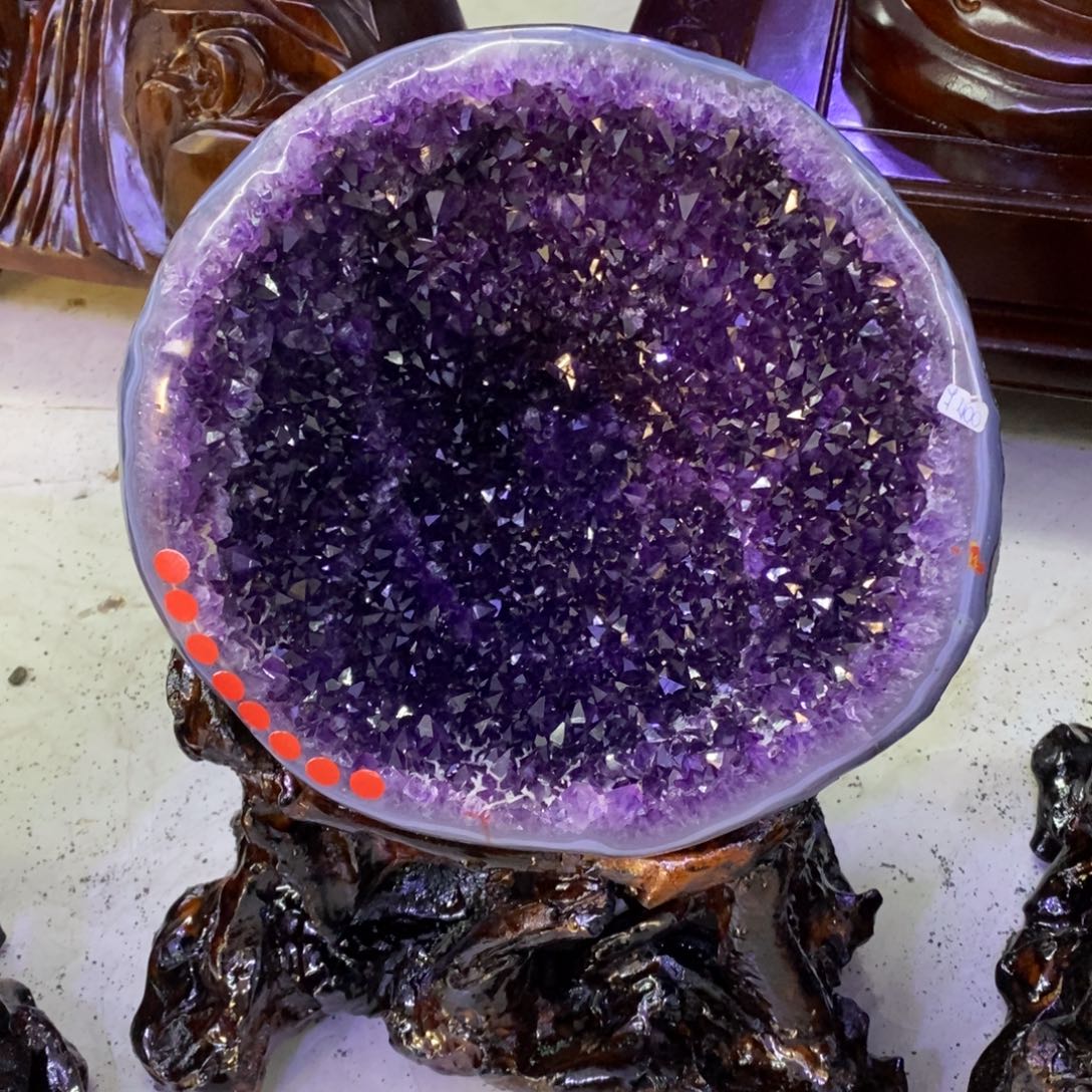 水晶摆件婷未镶嵌