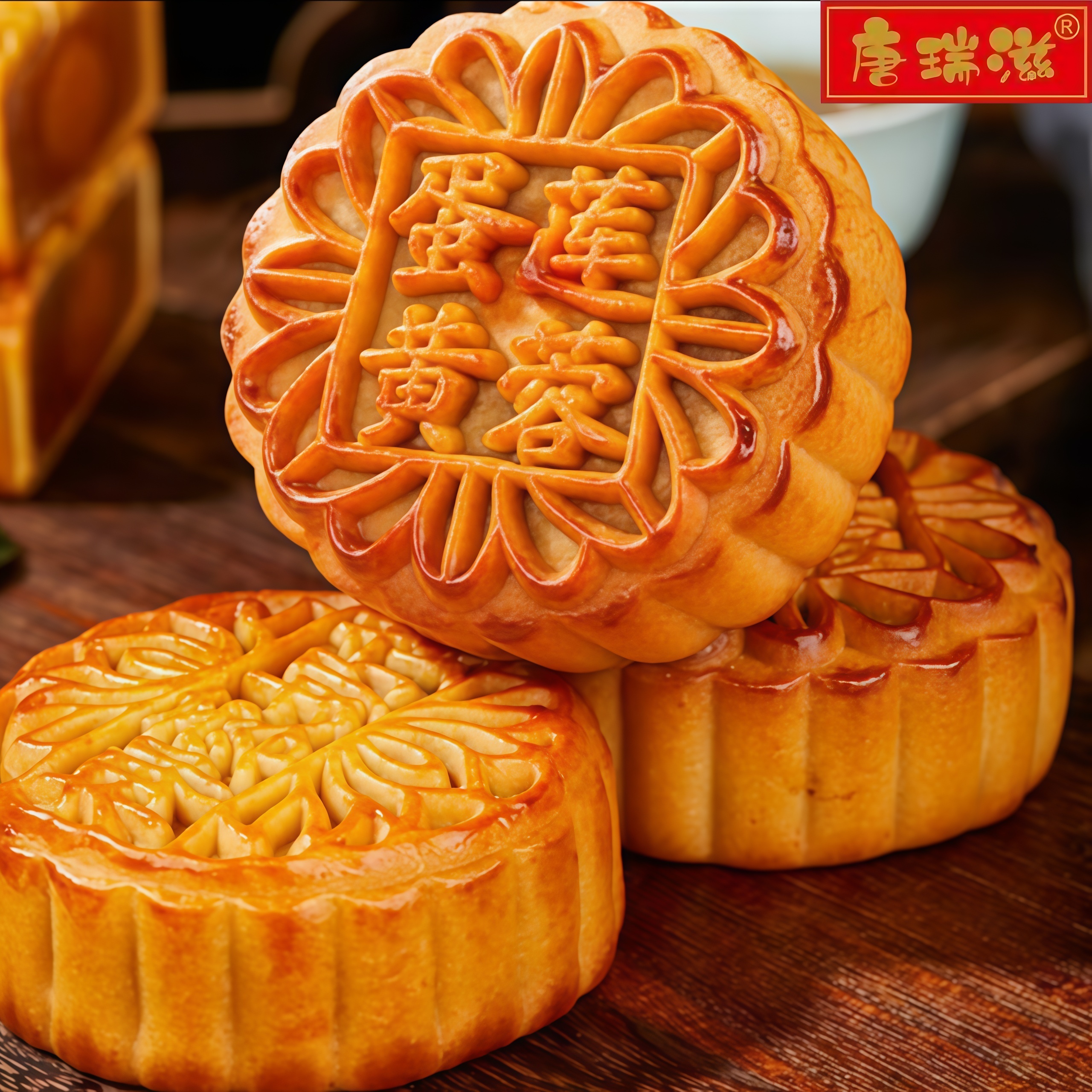 【试吃一个】广式月饼蛋黄莲蓉多口味选择100克6枚传统烘烤中秋月饼