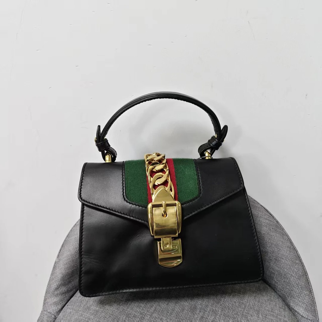95新 GUCCI/古驰 G专属/古驰塞尔维亚手提包/18012