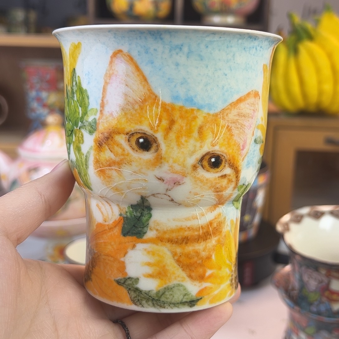 瓷原创手绘高温釉下彩