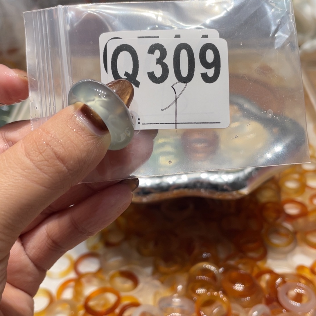 玛瑙/玉髓未镶嵌戒指309