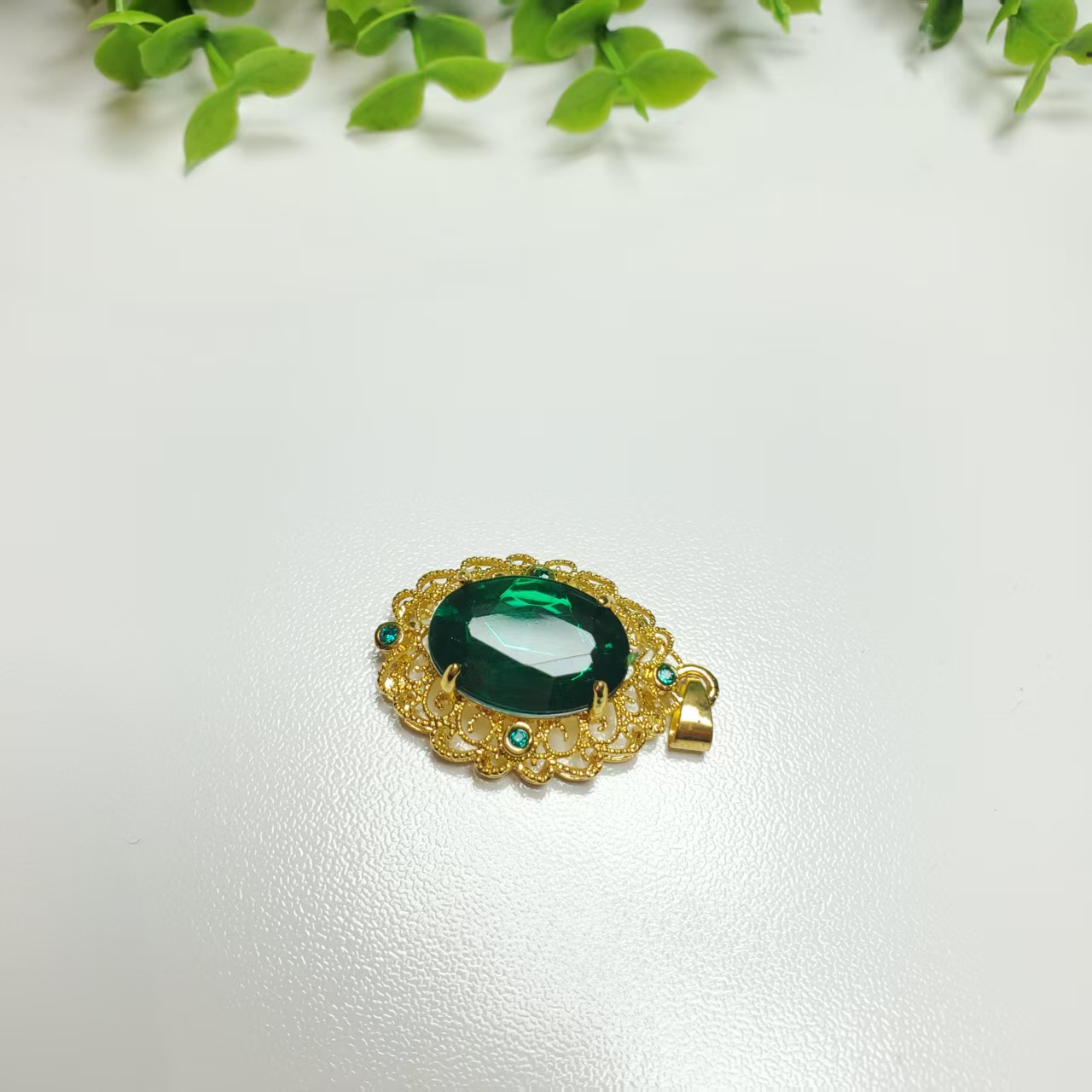 铜合金合成锆石吊坠 S736【赵小姐】百搭款吊坠